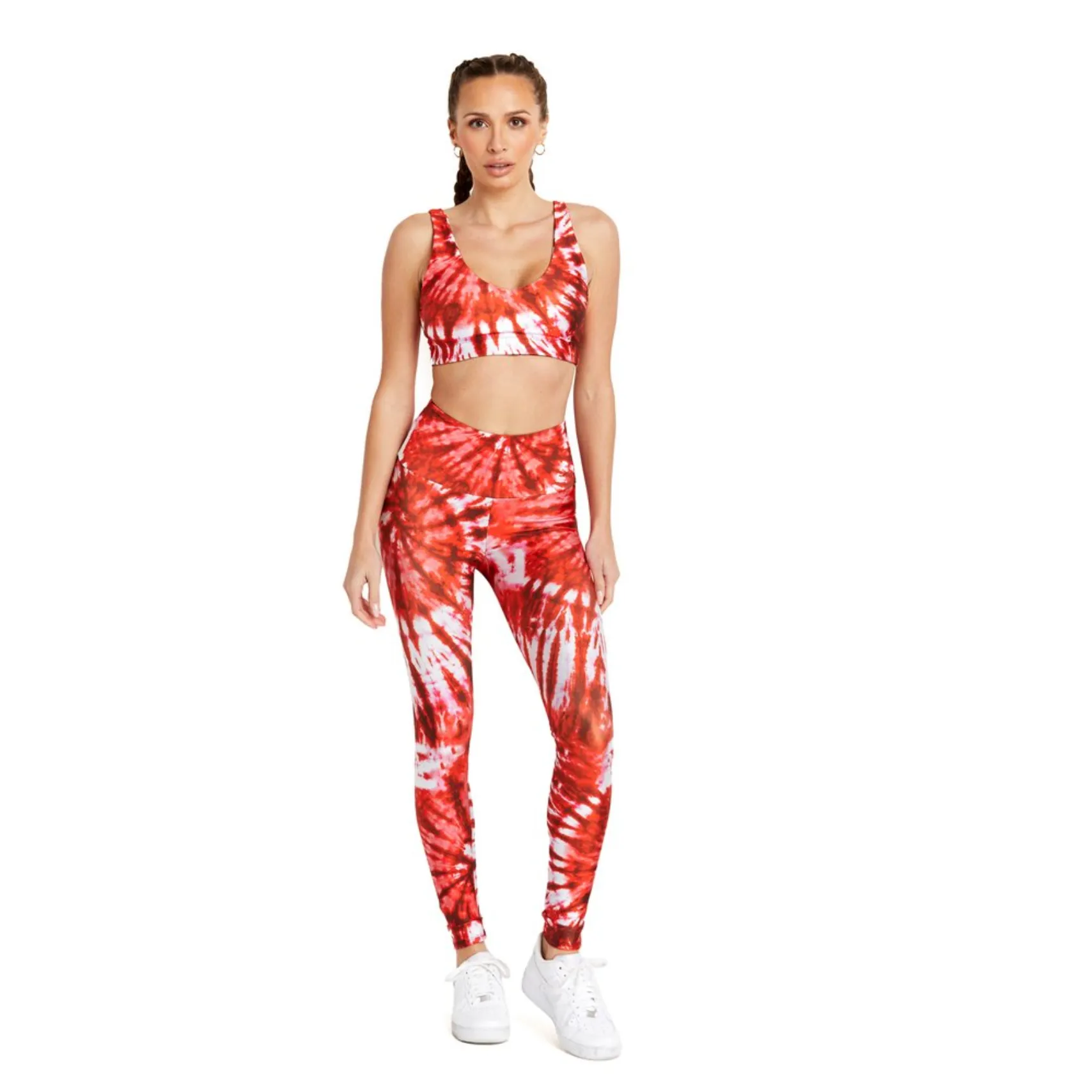 Red Tie-Dye U-Bra