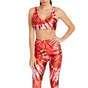 Red Tie-Dye U-Bra