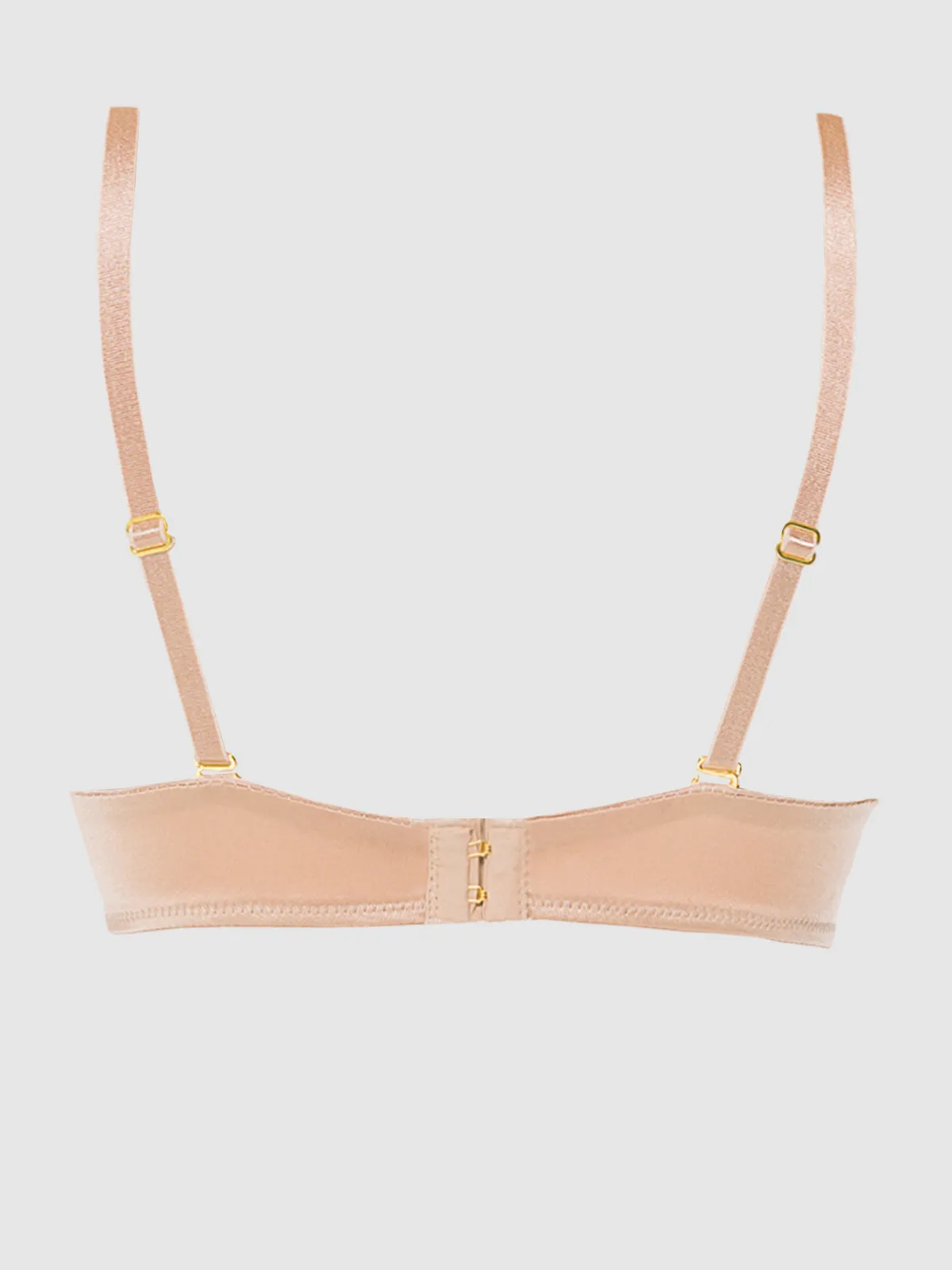 Rising Star Plunge Push Up Bra in Liquid Satin