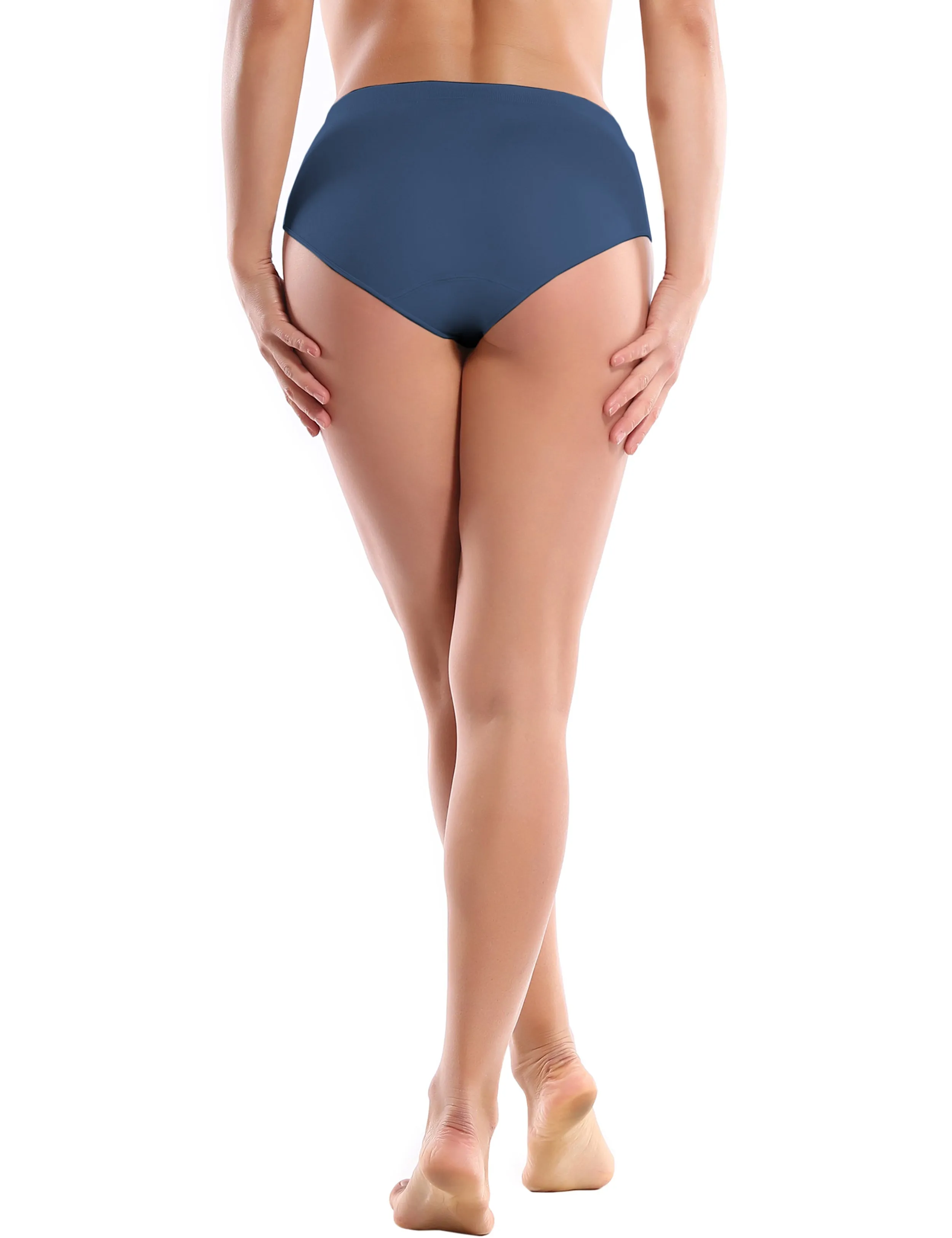 Seamless Sports Bikini Underwear darknavy_Tall Size