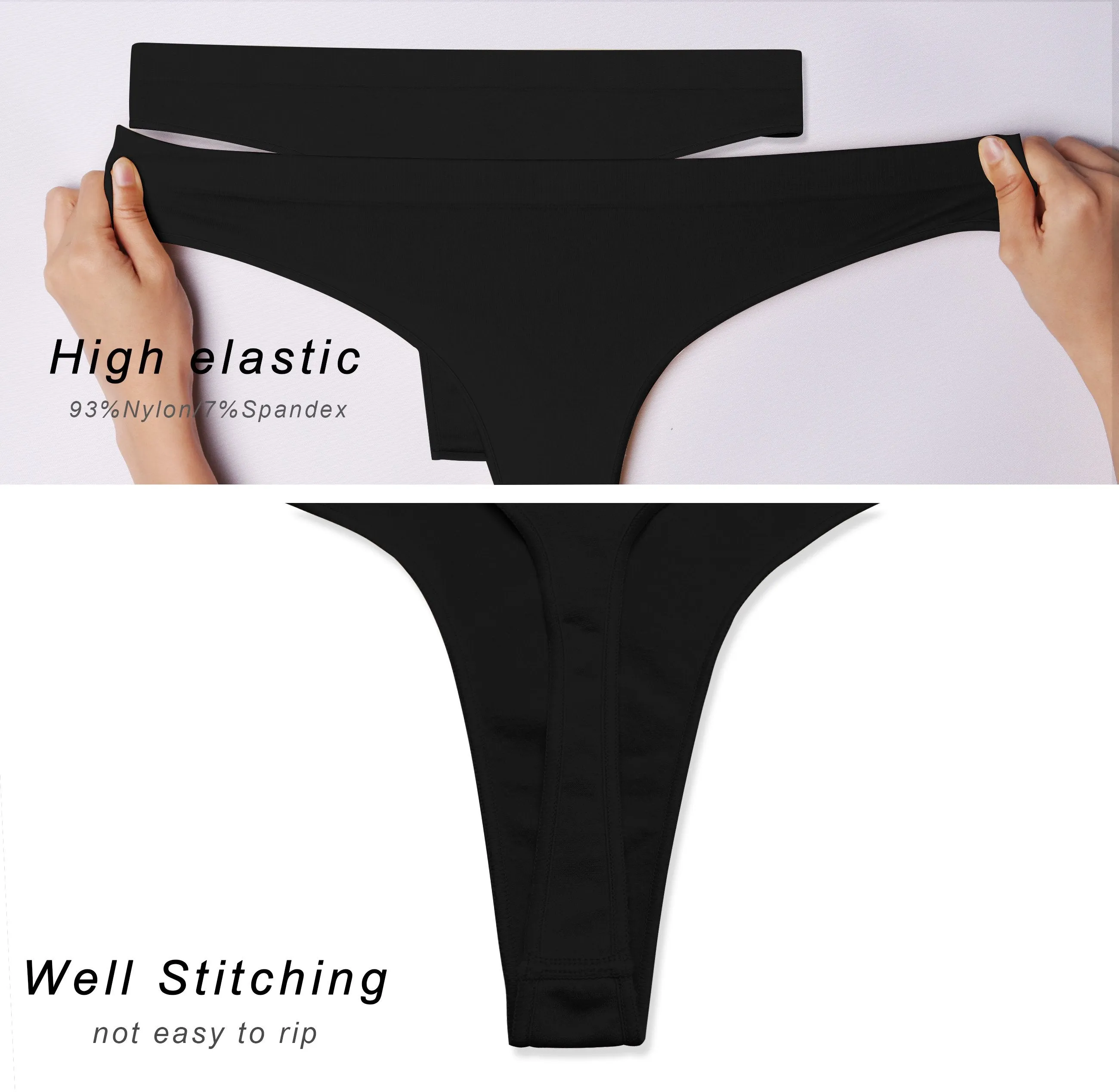 Seamless Sports Thongs Underwear black ins_Golf
