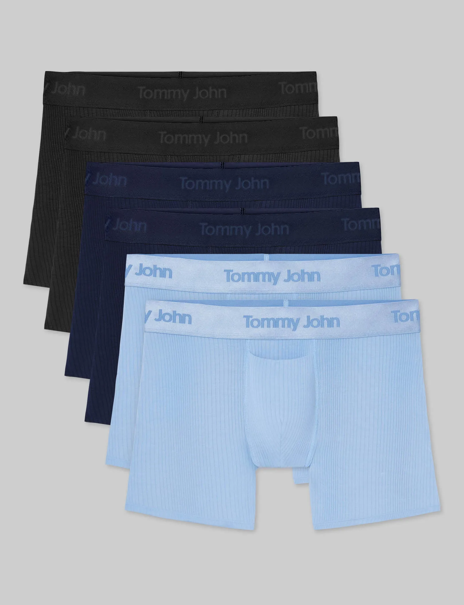 Second Skin Luxe Rib Trunk 4" (6-Pack)