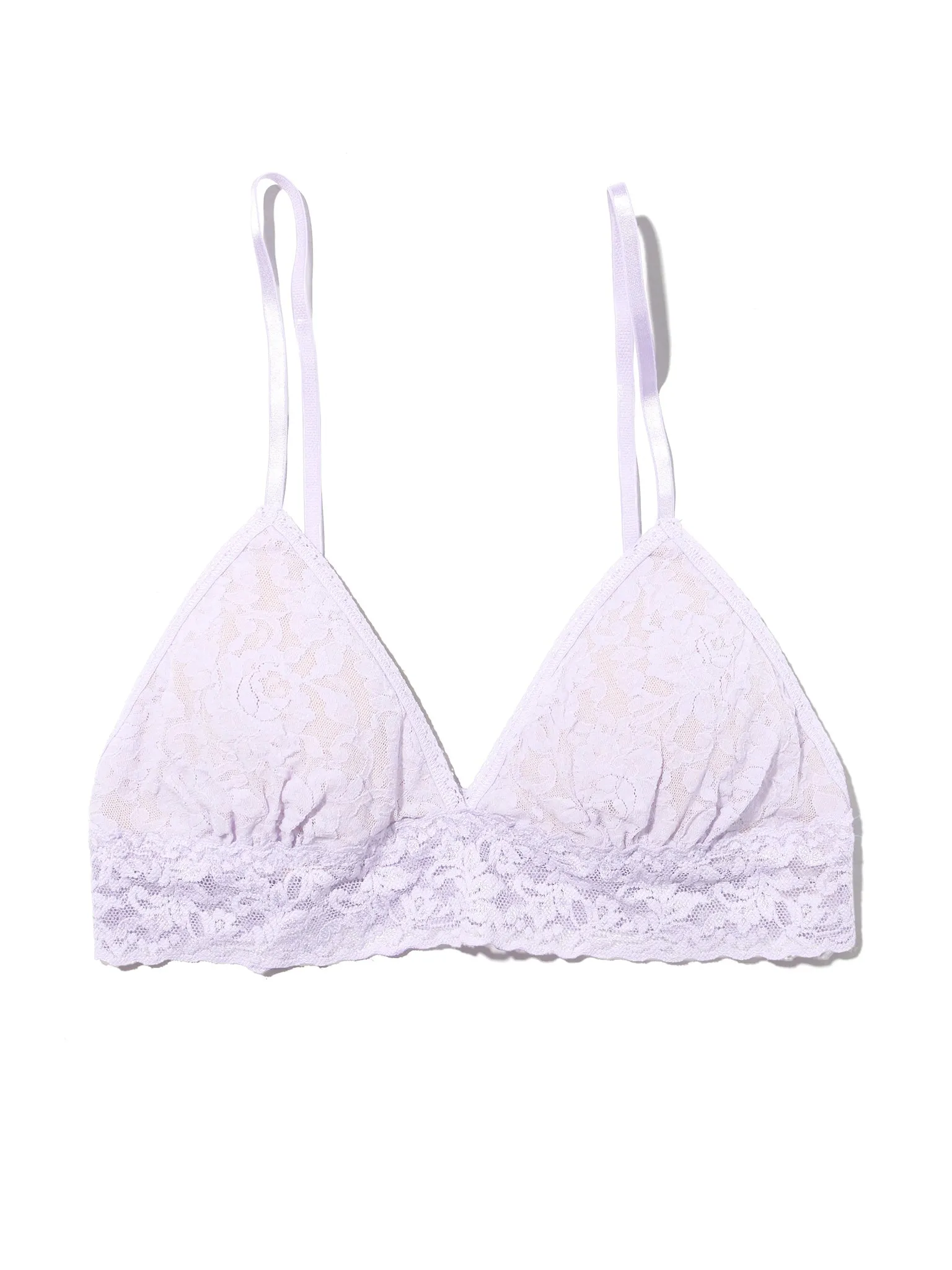 Signature Lace® Padded Triangle Bralette Lovely Lilac Sale