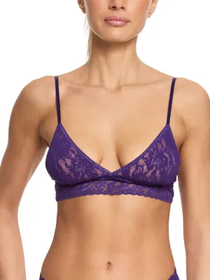 Signature Lace® Padded Triangle Bralette Snow Day Purple Sale