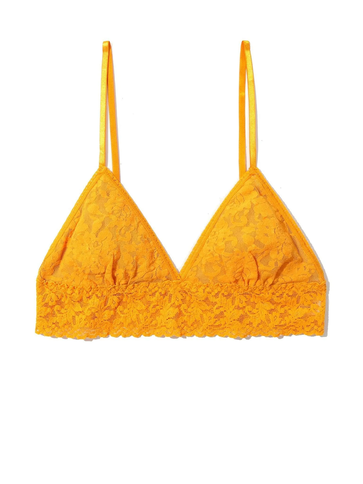 Signature Lace® Padded Triangle Bralette Tuscan Sun Orange