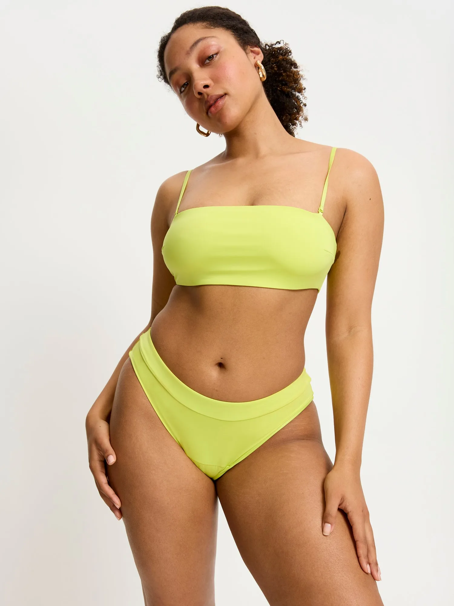 SmileyWorld® | Modibodi Cheeky Brief Moderate Acid Yellow