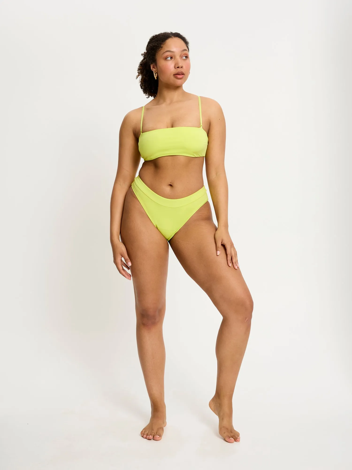 SmileyWorld® | Modibodi Cheeky Brief Moderate Acid Yellow