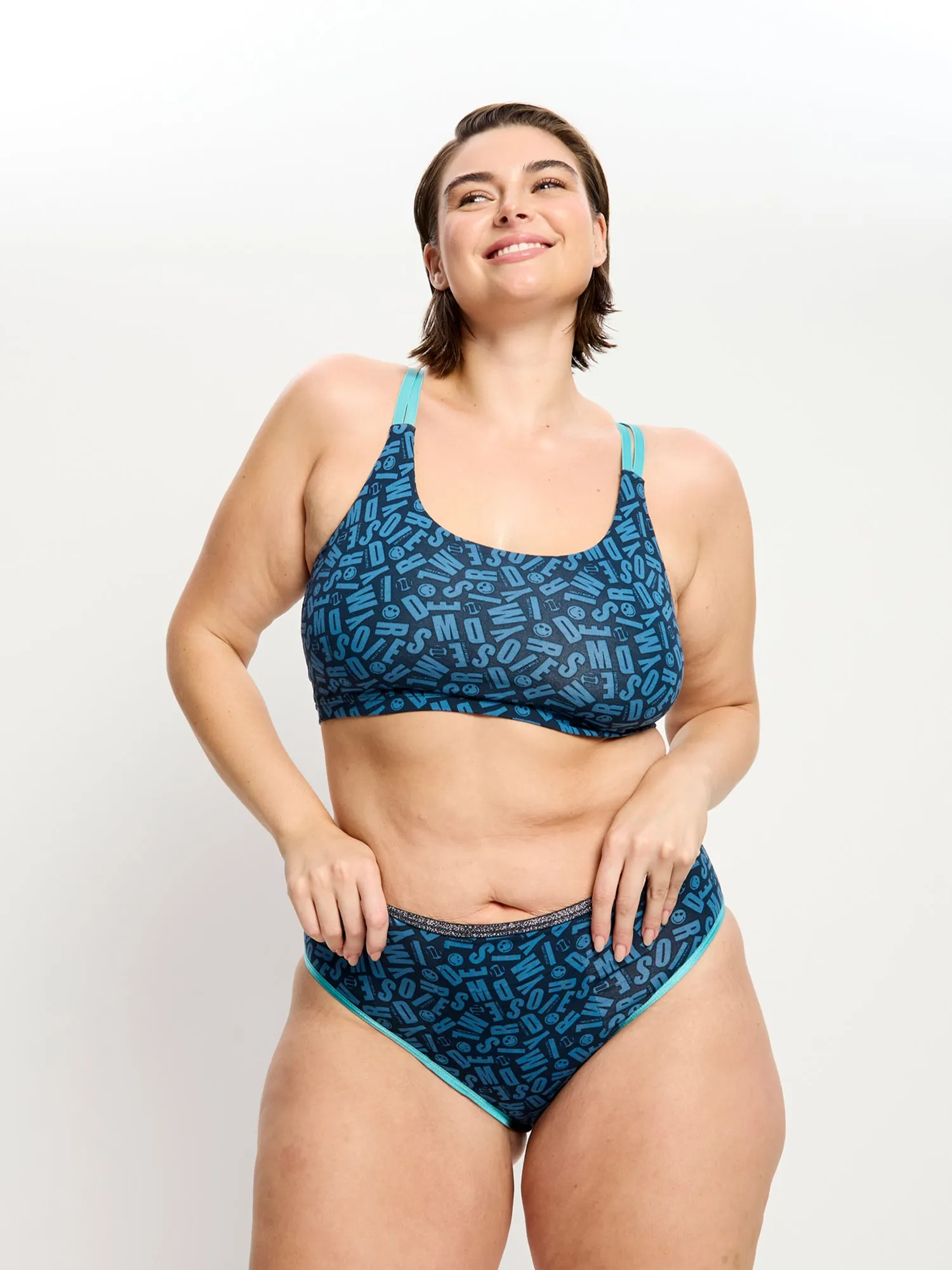 SmileyWorld® | Modibodi Hi Waist Brief Super Steel
