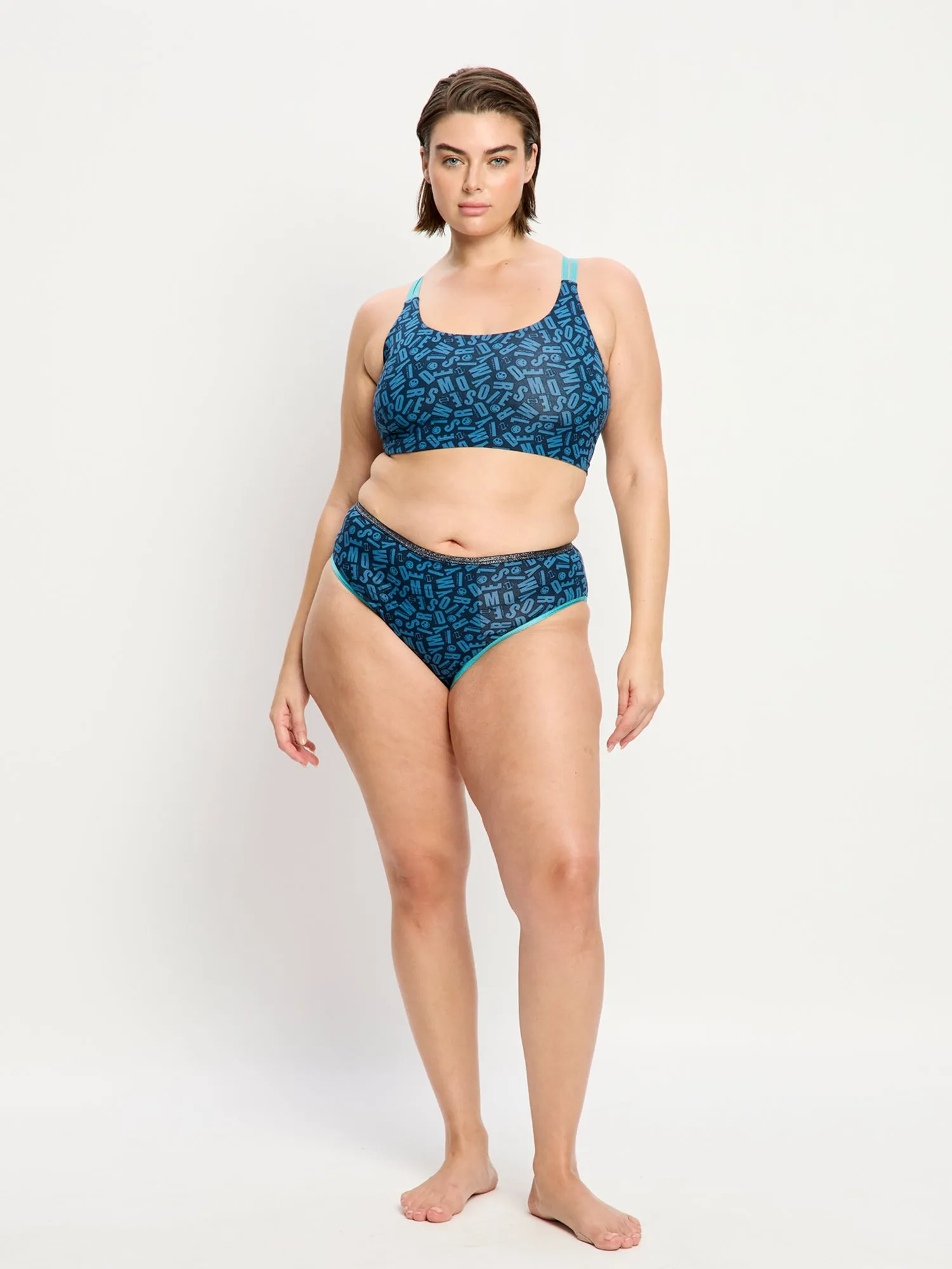 SmileyWorld® | Modibodi Hi Waist Brief Super Steel