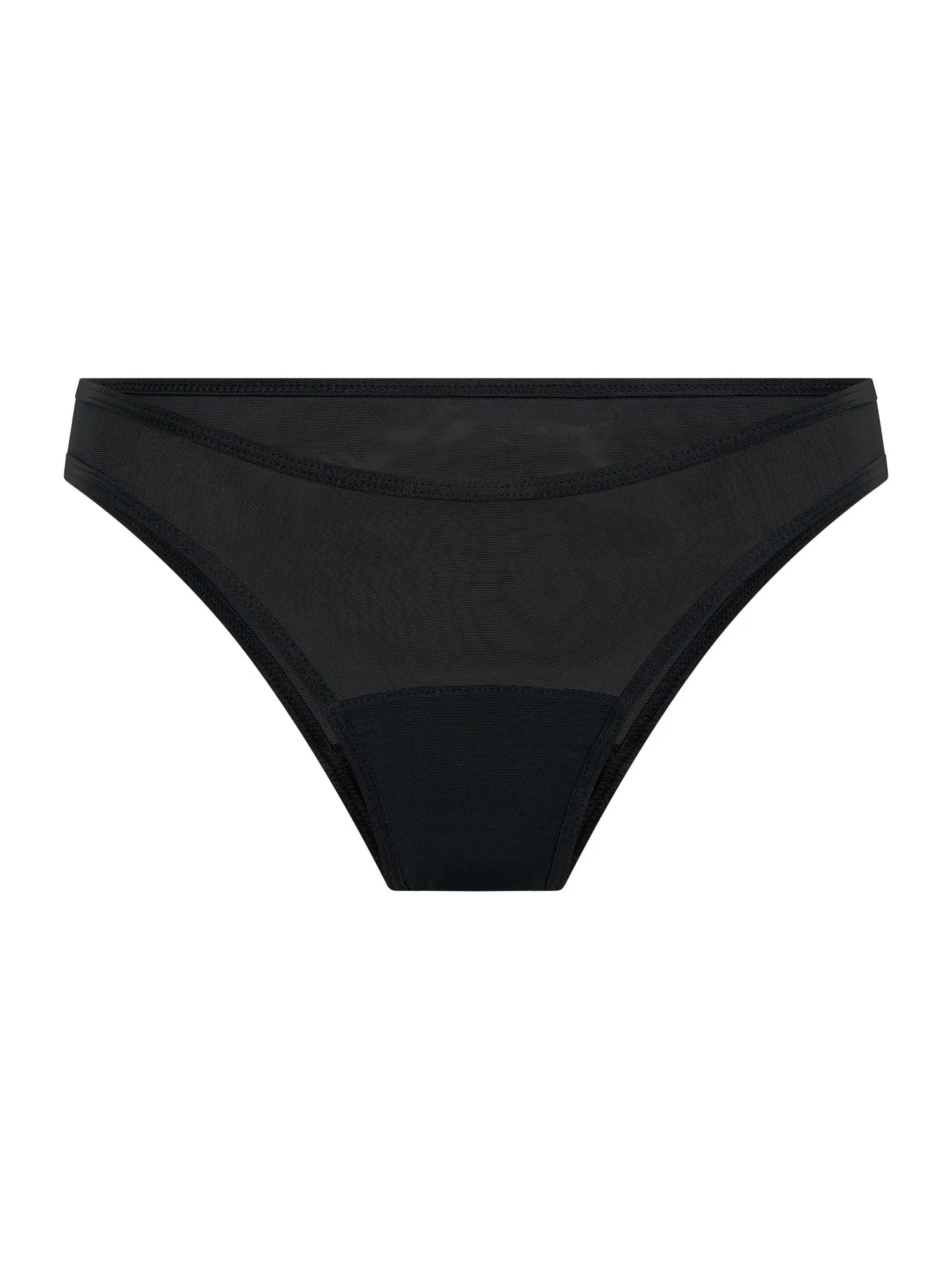 SmileyWorld® | Modibodi Sparkle Cheeky Brief Moderate Black