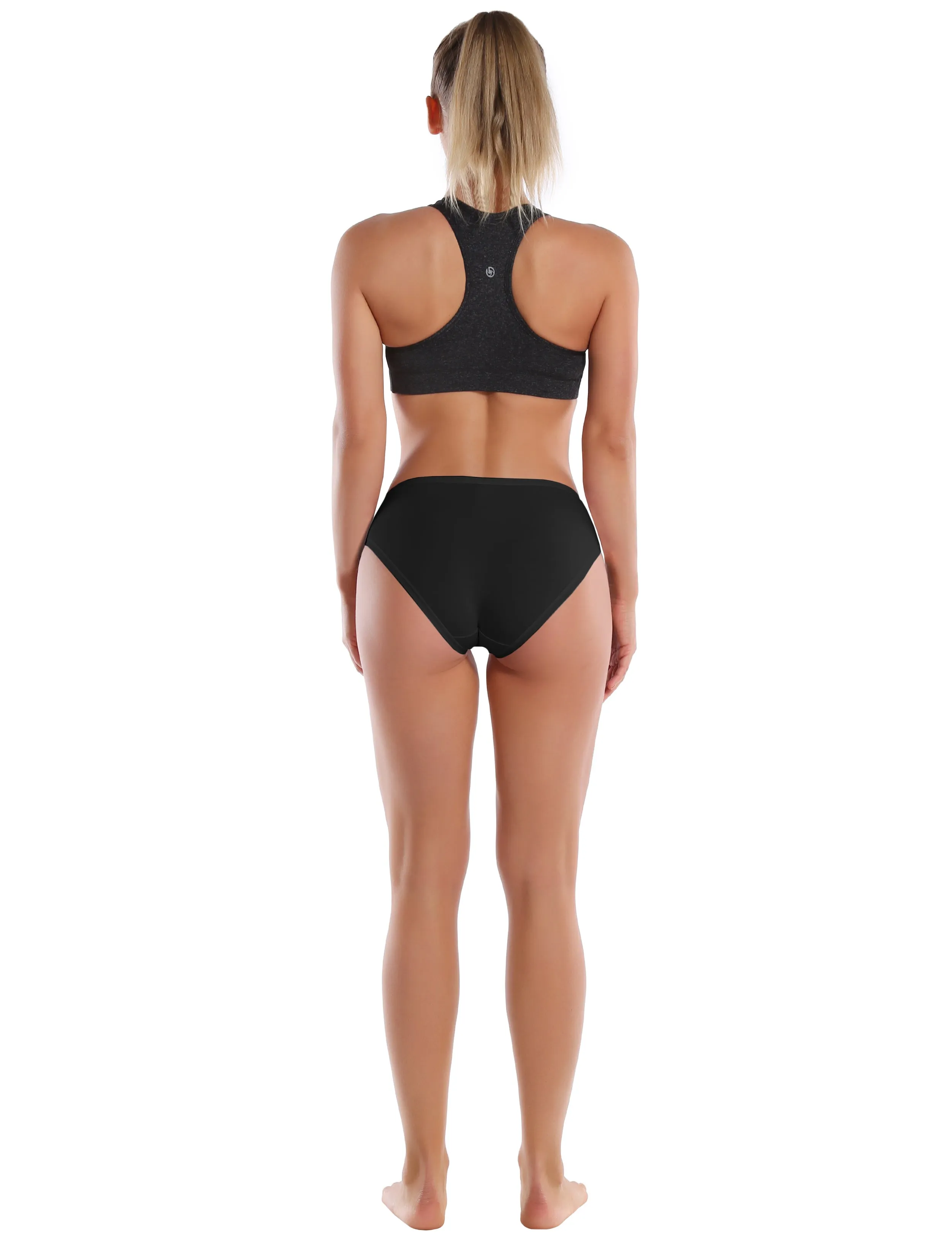 Super Soft Modal Sports Bikini Underwear Black_Tall Size