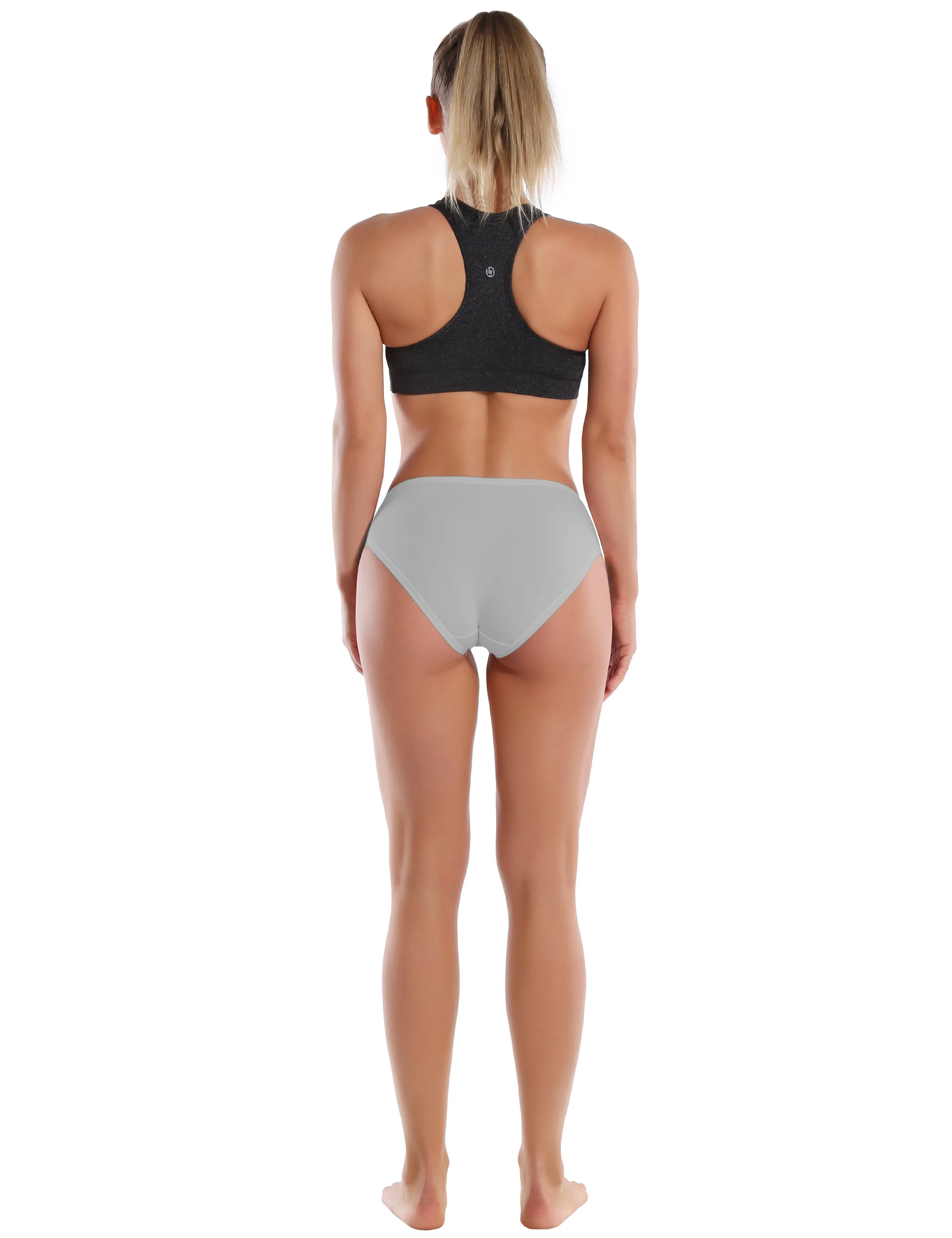 Super Soft Modal Sports Bikini Underwear lightgray_Running