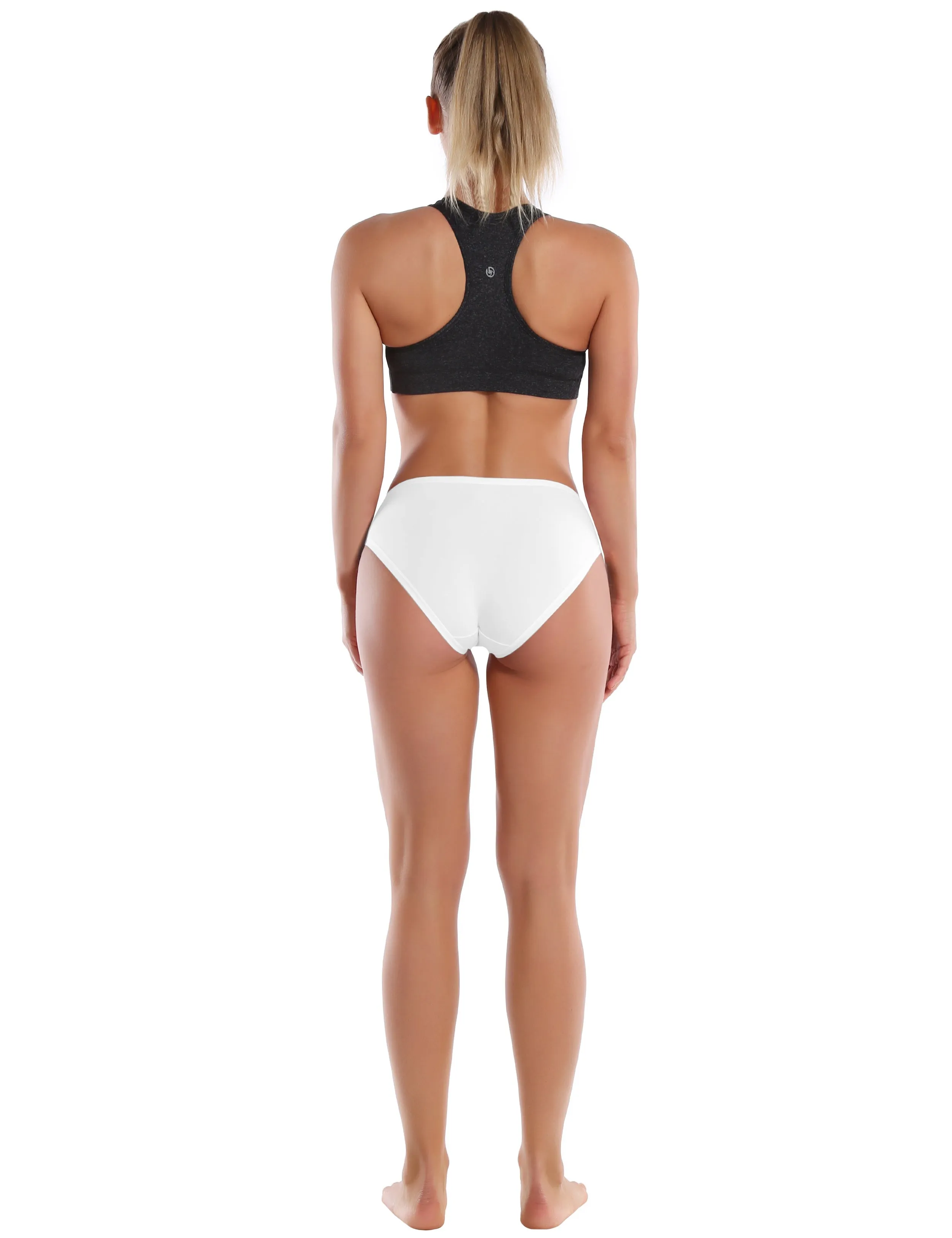 Super Soft Modal Sports Bikini Underwear white_Pilates