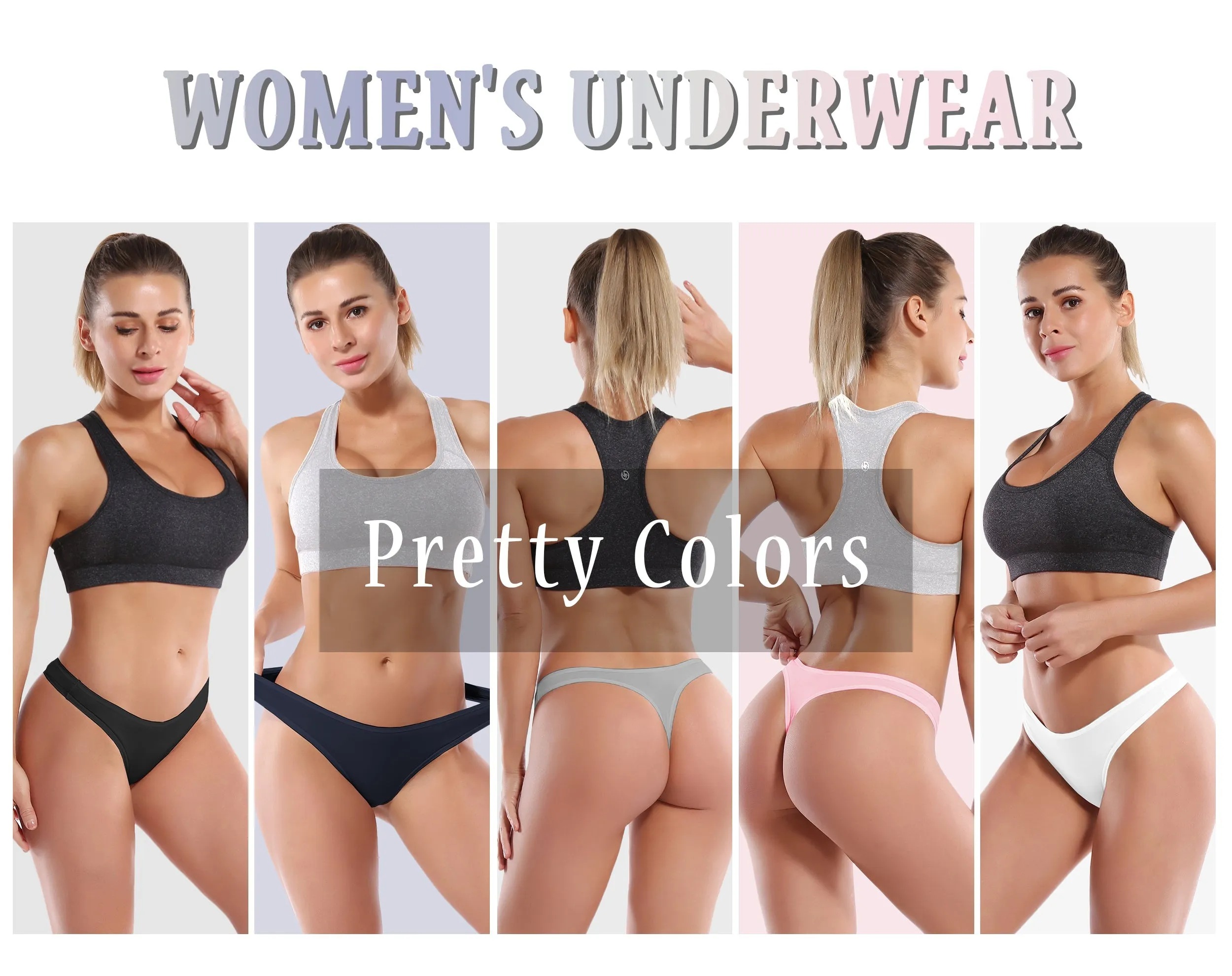 Super Soft Modal Sports Thongs underwear white_Plus Size