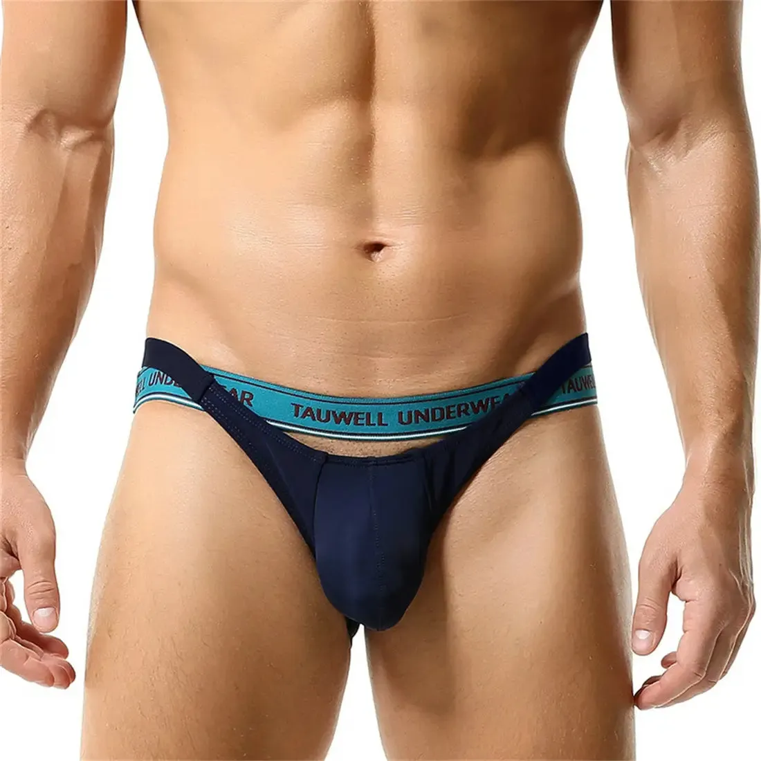 Tauwell Men's String Bikini Briefs - Sexy Cross Waistband Underwear 23103