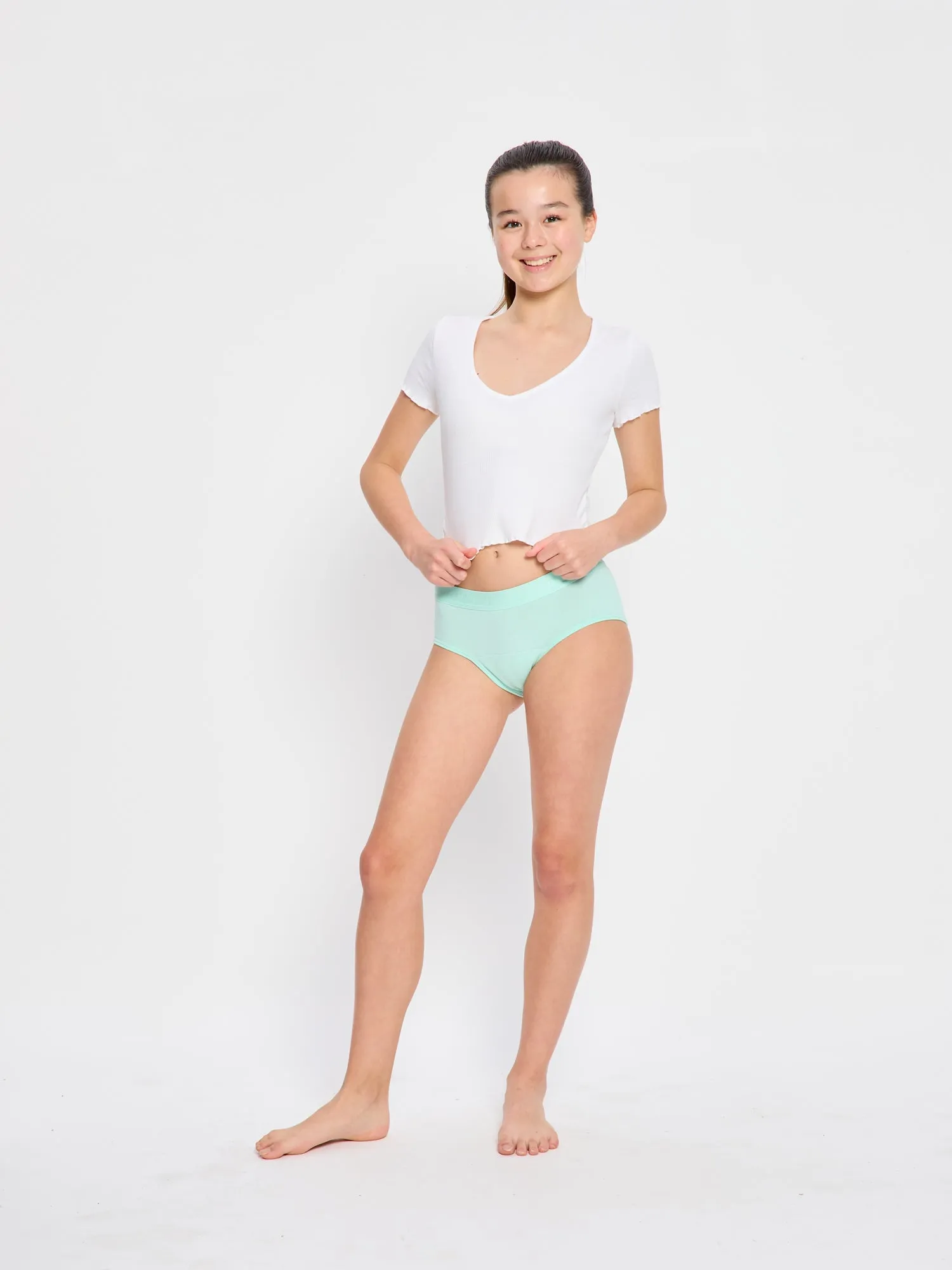 Teen Hipster Boyleg 3 Pack Spearmint