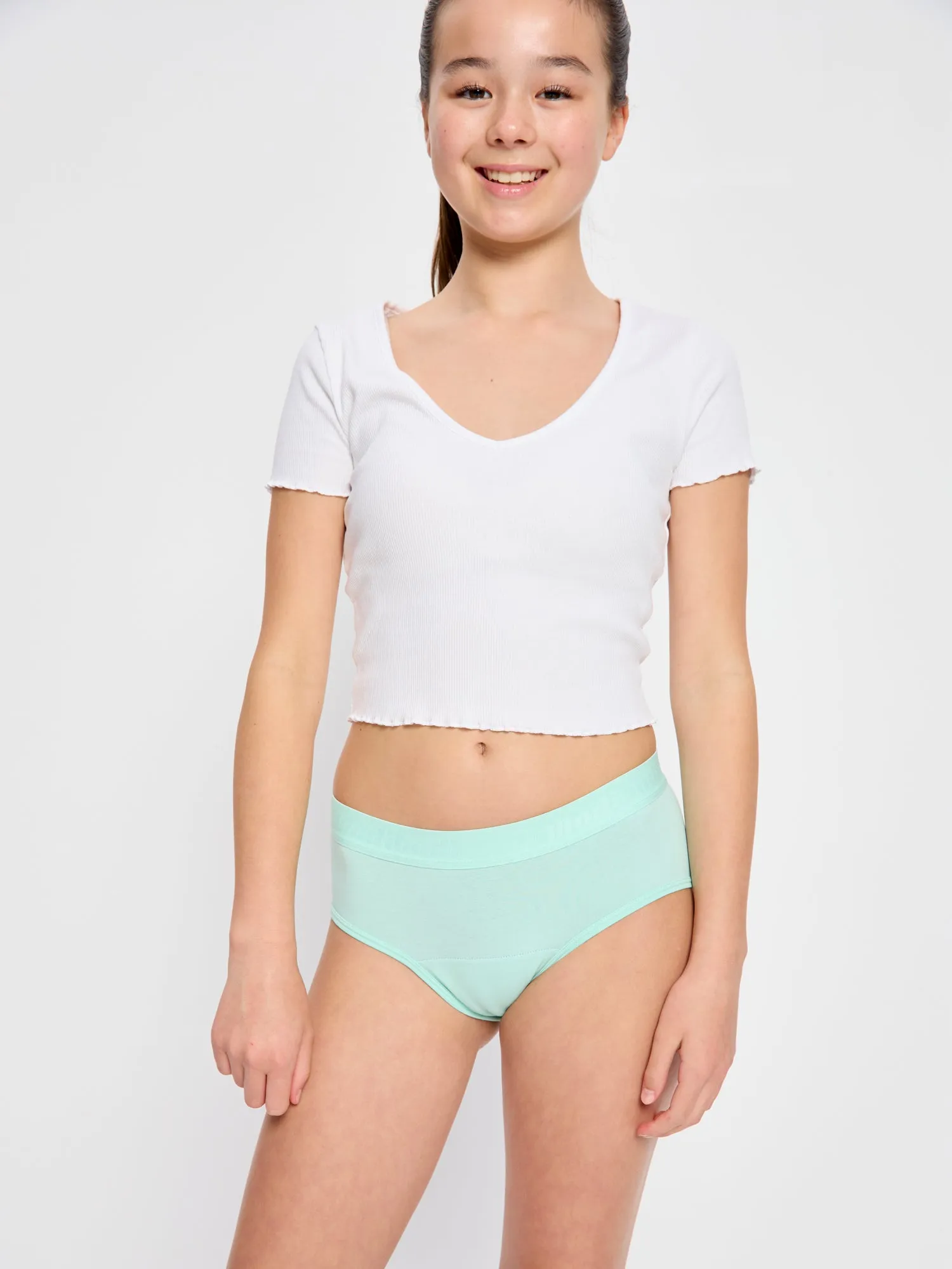Teen Hipster Boyleg 3 Pack Spearmint