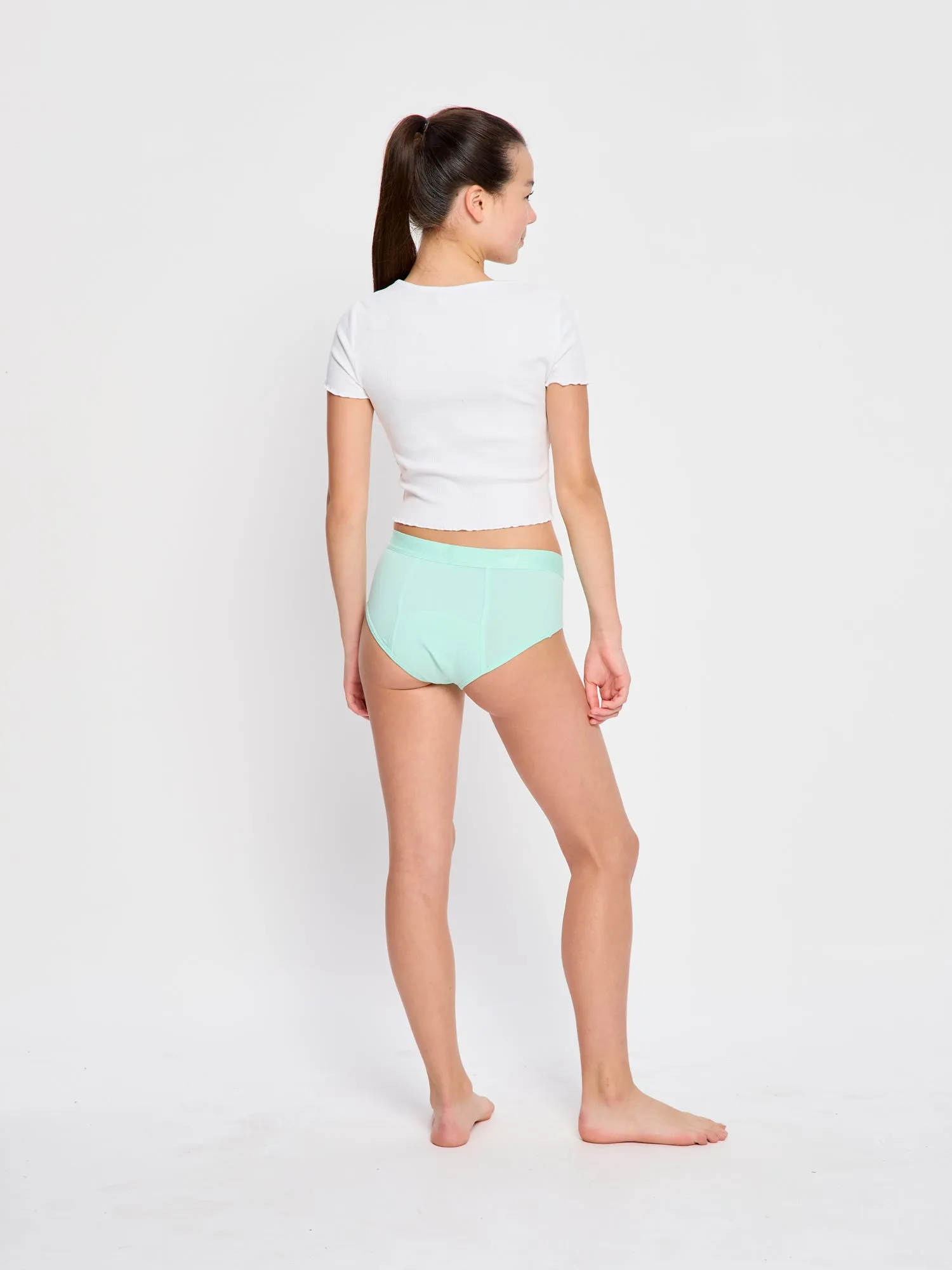 Teen Hipster Boyleg 3 Pack Spearmint