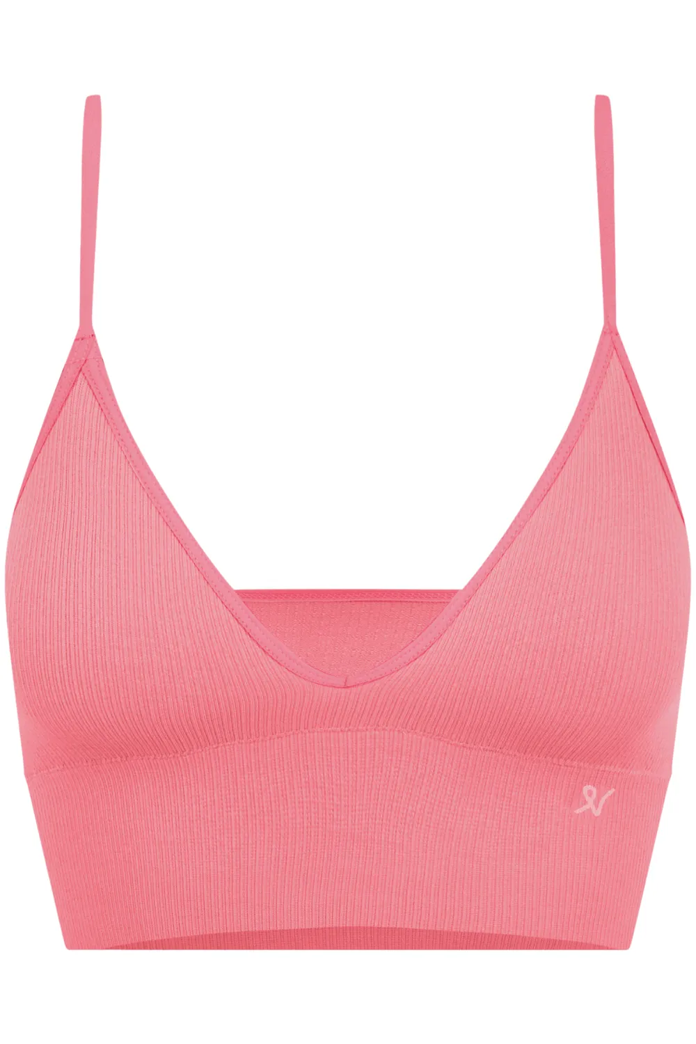 Tencel™ Seamless Bralette in Rose Pink, Size XS (UK 6-8)