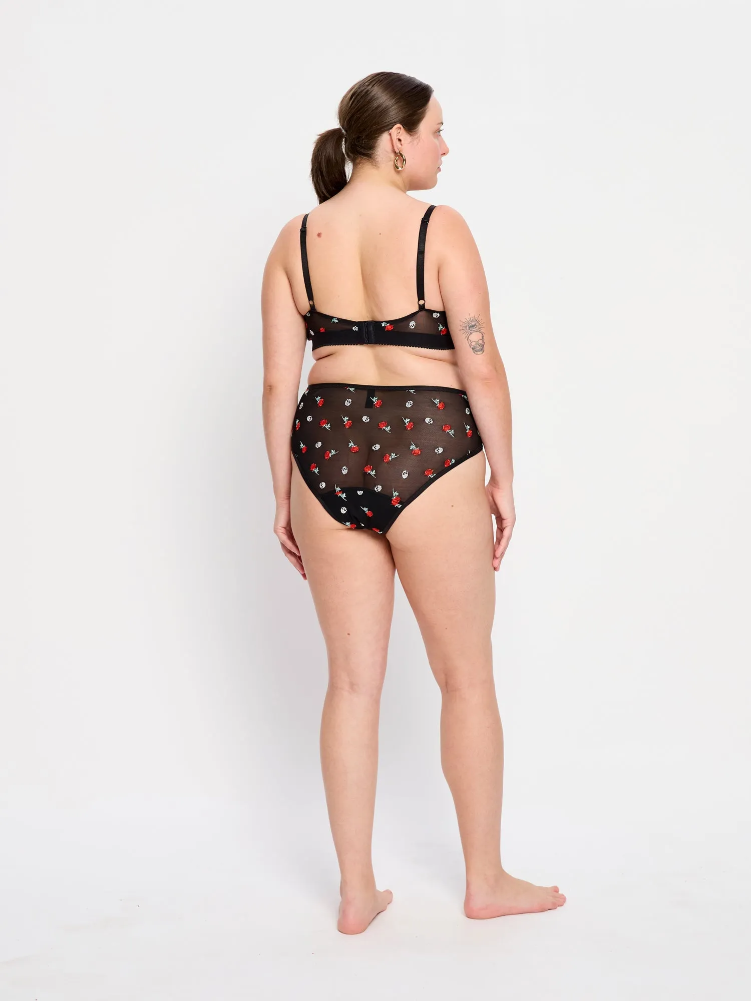 V Day Bralette & Hi Waist Brief Set