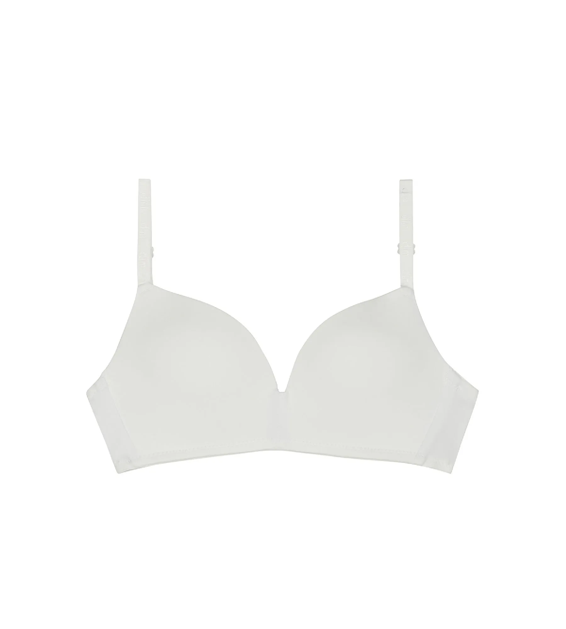 White triangle bra with cups for girls Dim Invisible