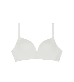 White triangle bra with cups for girls Dim Invisible