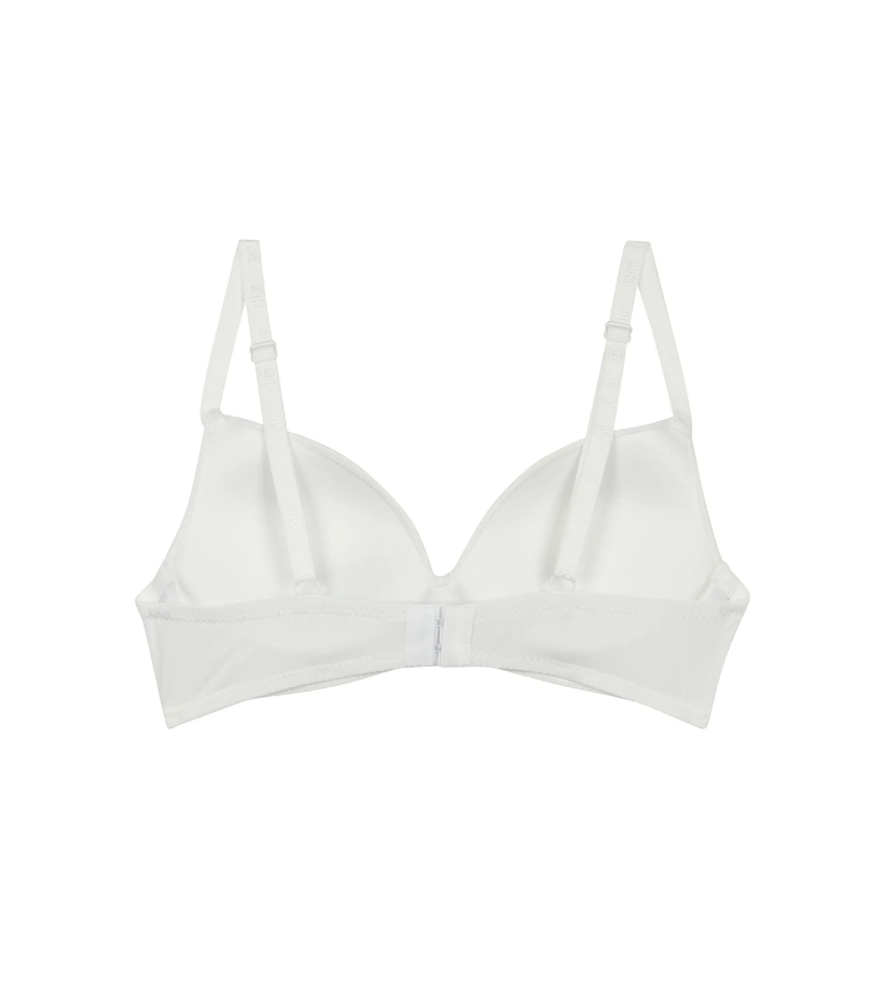 White triangle bra with cups for girls Dim Invisible