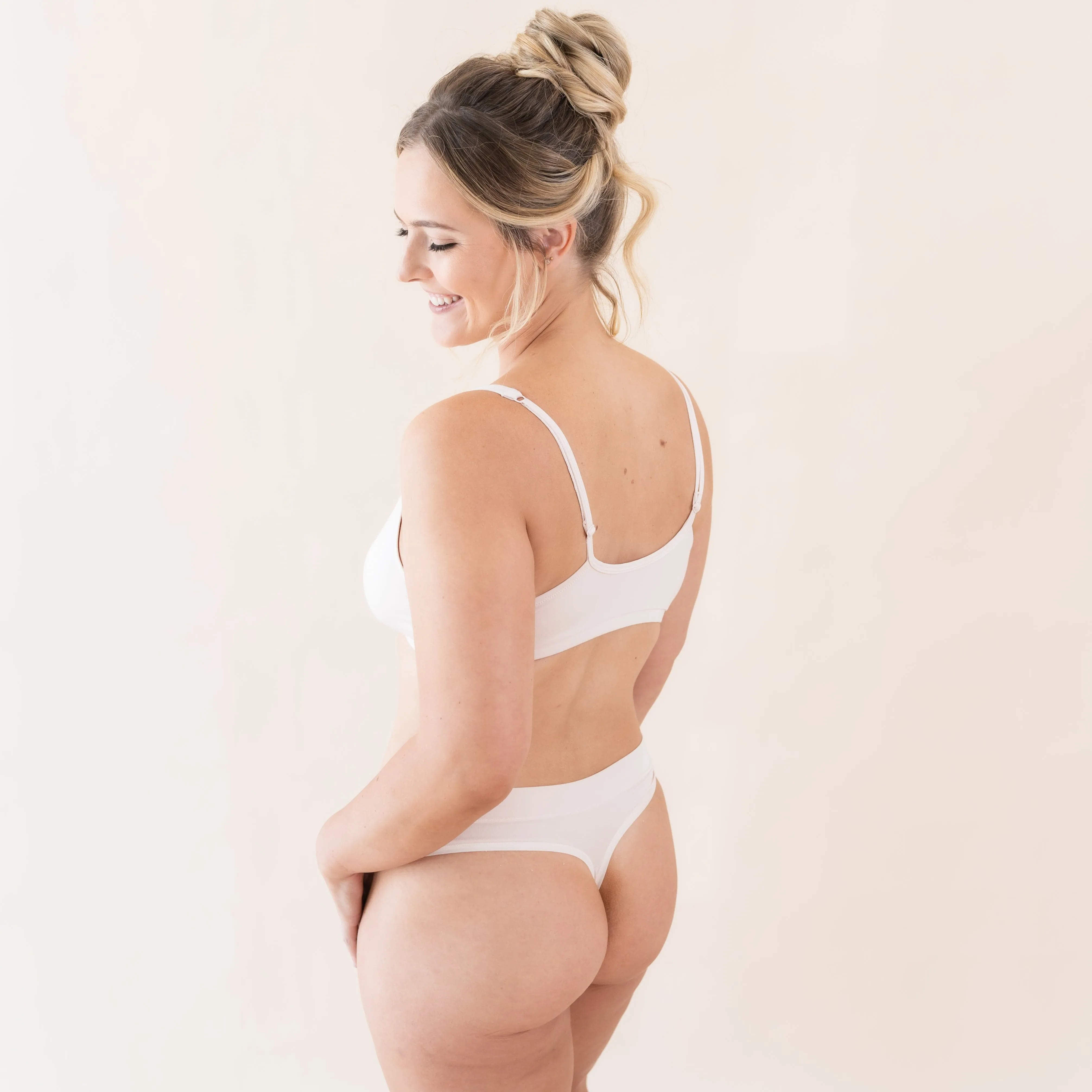 Women's Thong in Blonde