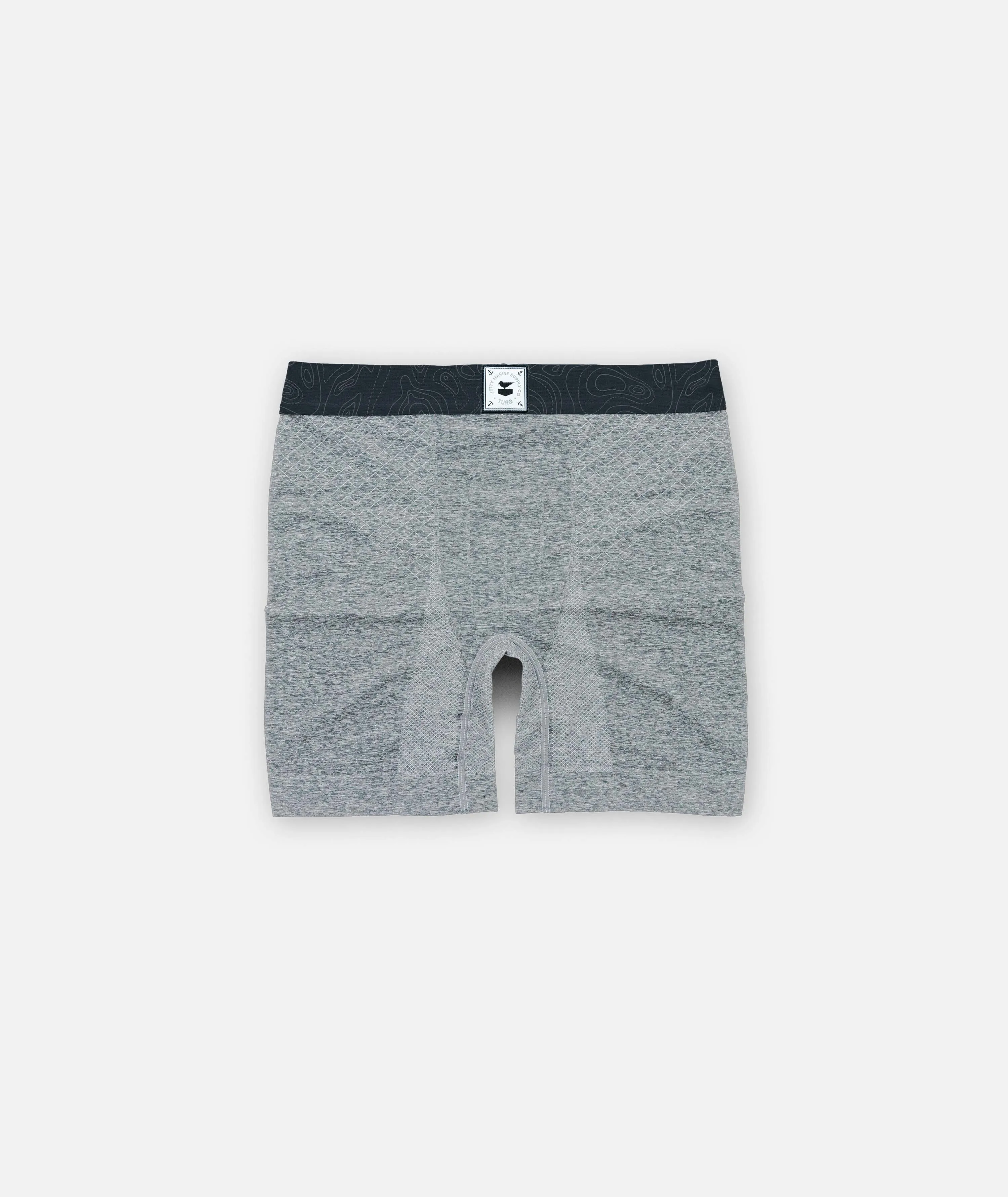 Youth Turq Performance Briefs - Grey