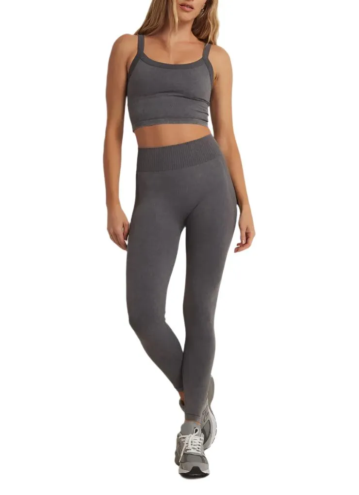 Z Supply GOOD DAY SEAMLESS TANK BRA graphite
